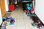 Schuhe der Besucher