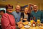 Sektempfang in der Bücherei